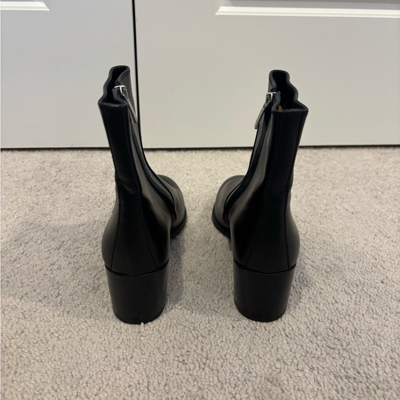 Margaux black ankle leather boots - New Condition